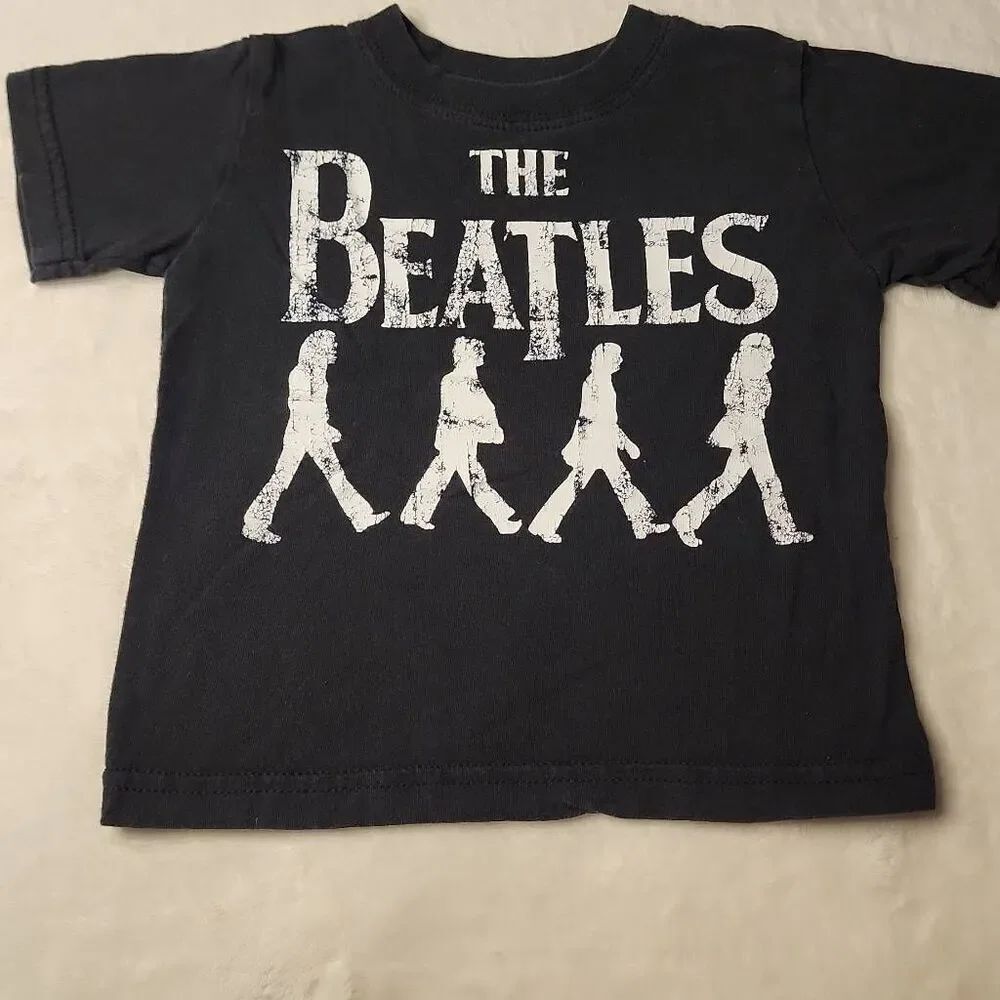 The Beatles 2015 Black Graphic Tshirt Toddler Size 18 Months